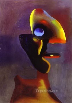 抽象的かつ装飾的 Painting - 男の頭ダダ